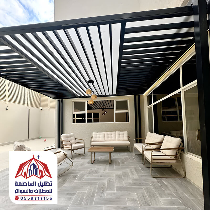 برجولات حديد فخمة بالرياض