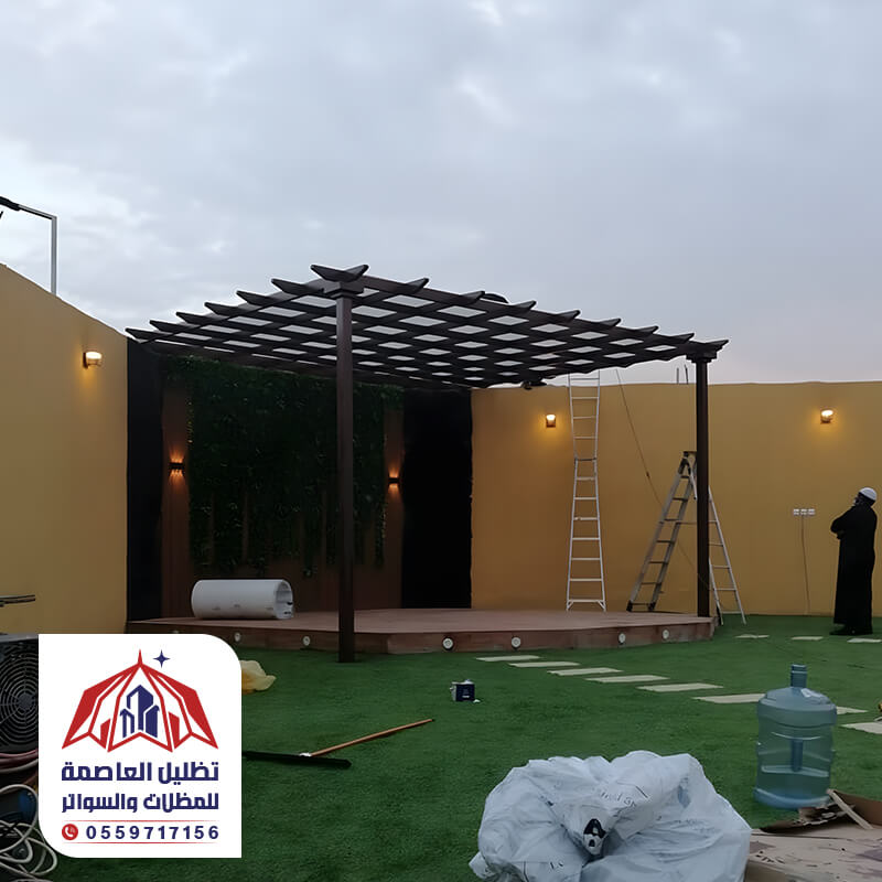 برجولات حديد قوية