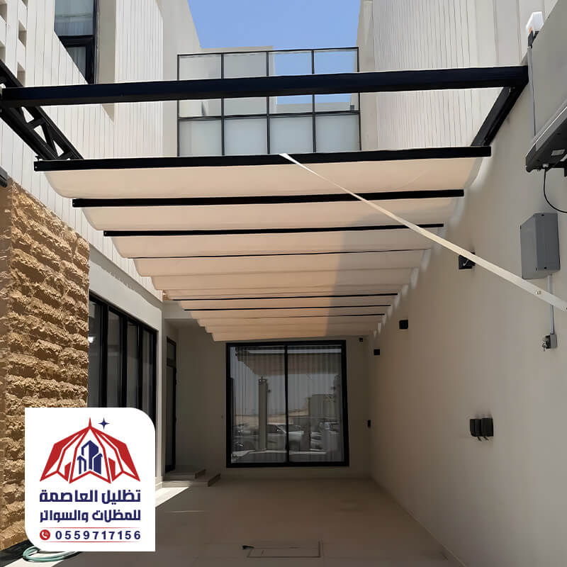 مظلات سحب يدوي سهولة الفتح والاغلاق باليد