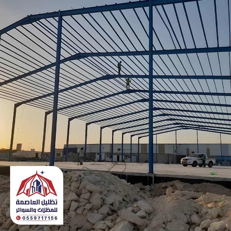 تركيب هناجر في الرياض