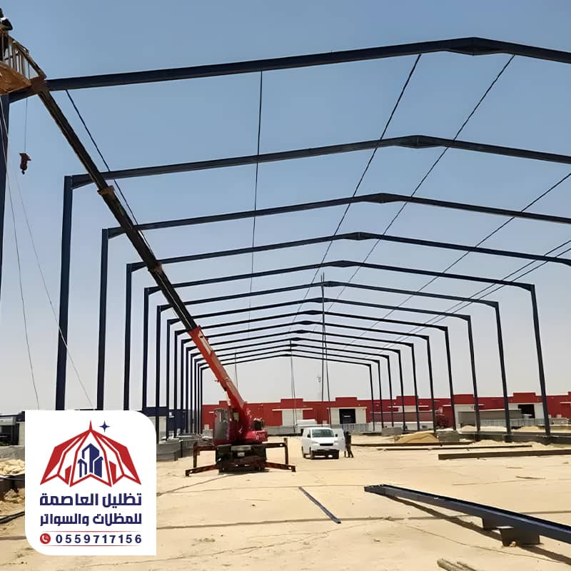 هناجر بهيكل قوي ومتين