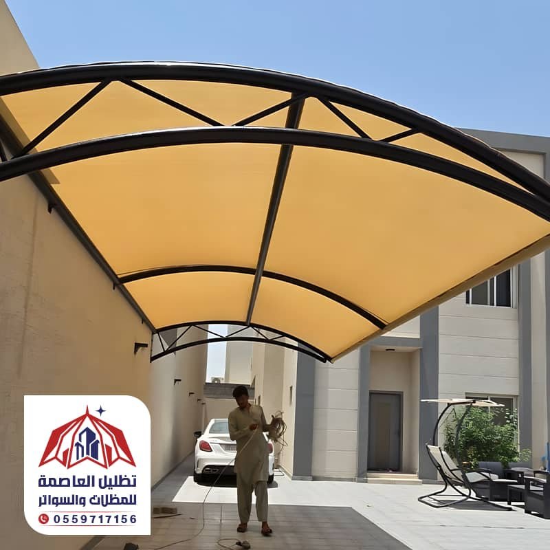تركيب مظلات سيارات داخل الاحواش بالرياض