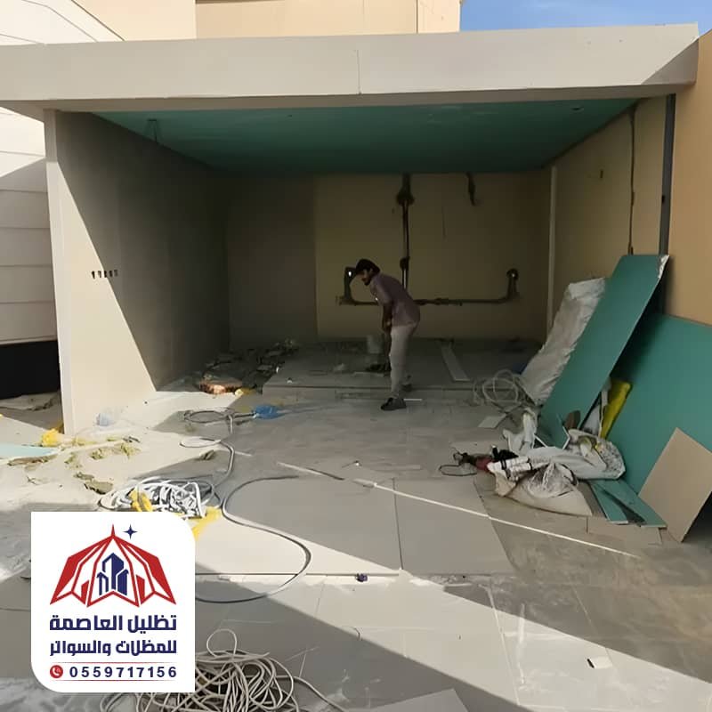 سقف مجالس ساندوتش بانل من تظليل العاصمة